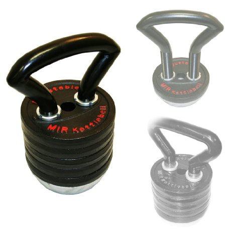 Mir® - Pro 83lbs Adjustable Kettlebell( From 10lbs to 83lbs )
