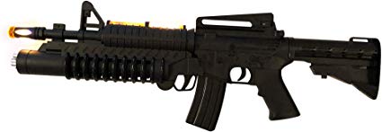 LilPals' 22 Inch AK-988 Toy Rifle - Toy Gun Features Dazzling Electric Light, Amazing Electronic Sound & Unique Action