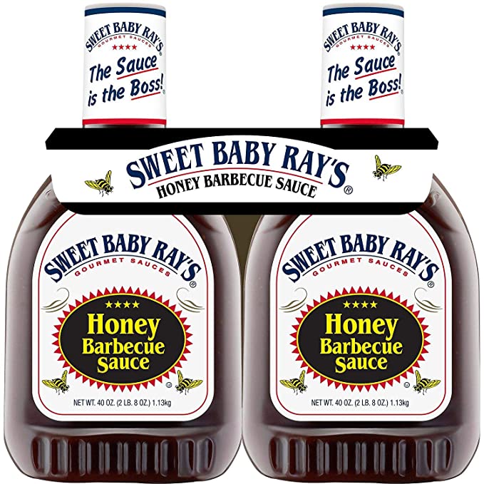 Sweet Baby Ray's Honey Barbecue Sauce 18 Oz - Two Pack