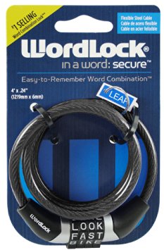 Wordlock Inc 4ft. 6MM Black Cable Lock CL-441-BK