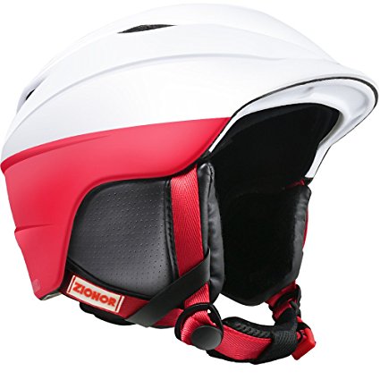 ZIONOR H2 Ski Snowboard Helmet Certified Quality for Men Women with Ventilation Control and Comfortable Liner