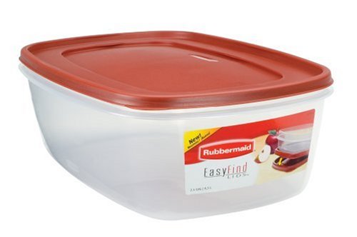 Rubbermaid Easy Find Lid Food Storage Container, BPA-Free Plastic, 40 Cup/2.5 Gallon