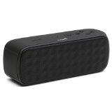 Ivation BOOMERING Splash-Proof NFC Bluetooth Speaker Micro SD MP3 Player and Power Bank - Rechargeable 4000mAh lithium battery For 16 Hours Play Time