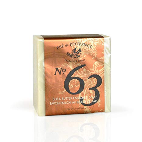 Pre De Provence Aromatic, Warm and Spicy, No. 63 Men's 200 Gram Cube Soap 2 Pack