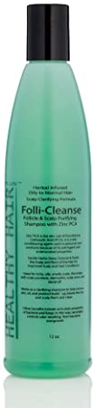 Follicleanse Shampoo 12 oz Zinc PCA Formula That Reduces Oily
