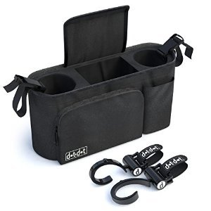 Dot&Dot Universal Stroller Organizer and Hooks - Stroller Accessories Pack