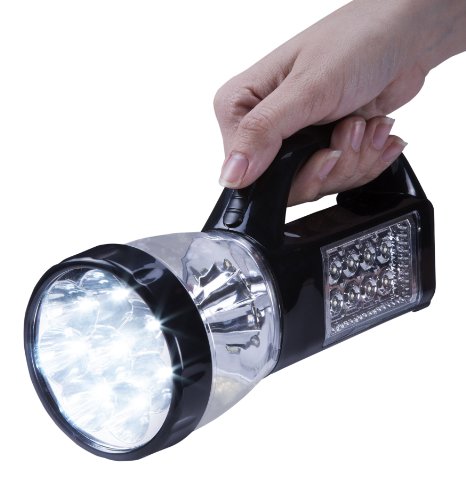 Wakeman 75-CL1000 Outdoors 3-in-1 LED Camping Lantern Flashlight, Black