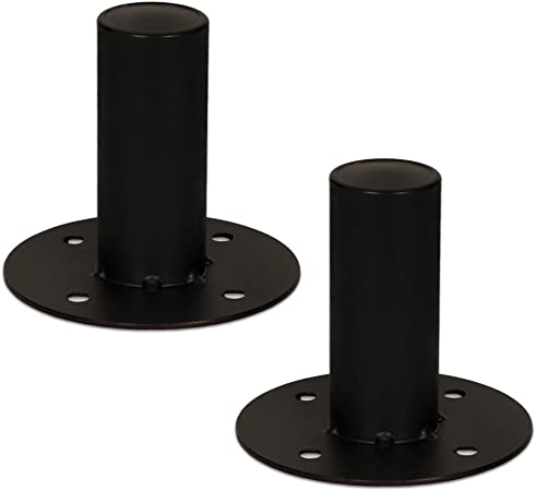 Goldwood Speaker Stand Top Hat 2 Speaker Cabinet Pole Mount Black (TH44)