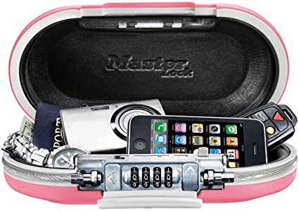 Master Lock 5900DPNK Portable Personal Safe, Pink