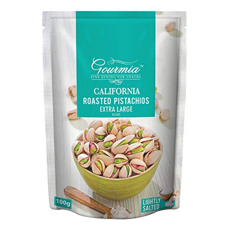 Gourmia California Roasted Pistachios Extra Large Lightly Salted 100g