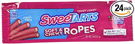 Wonka Kazoozles Rope Cherry Punch 24 pack (1.8 oz per pack)