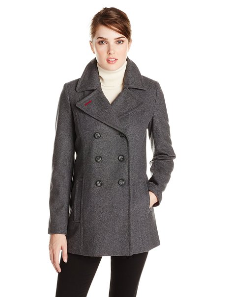 Tommy Hilfiger Women's Double Breasted Classic Peacoat