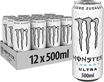 Monster Energy Ultra Drink Can - 500 ml |Pack of 12