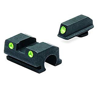 Meprolight Tru-Dot Night Sight for Walther P-99 9mm and .40 Compact Pistols and .45 Full Size Pistols - Fixed set