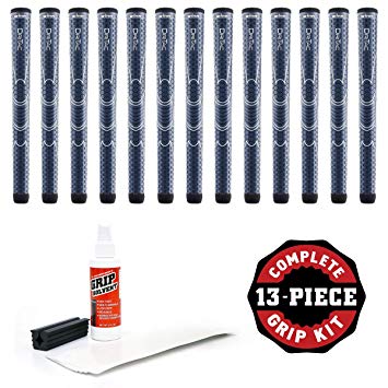 Winn Dri-Tac Midsize Grip Kit (13-Piece), Blue