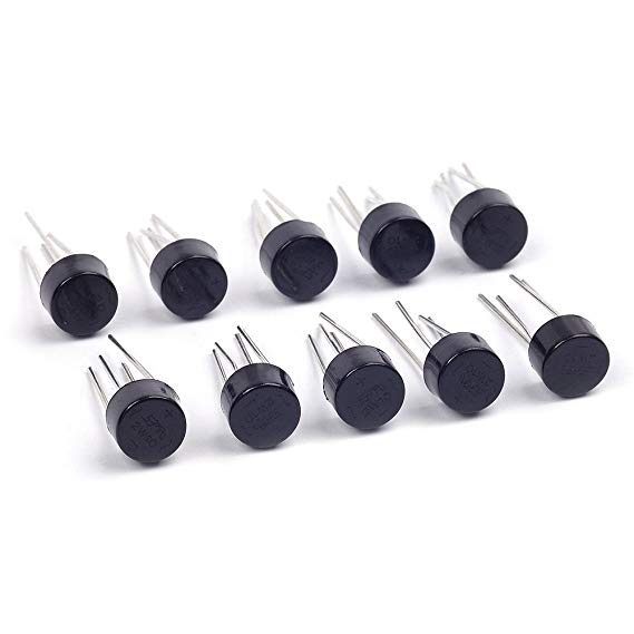 Cylewet 10Pcs 2A 1000V 2W10 Bridge Diode Rectifier for Arduino (Pack of 10) CYT1014