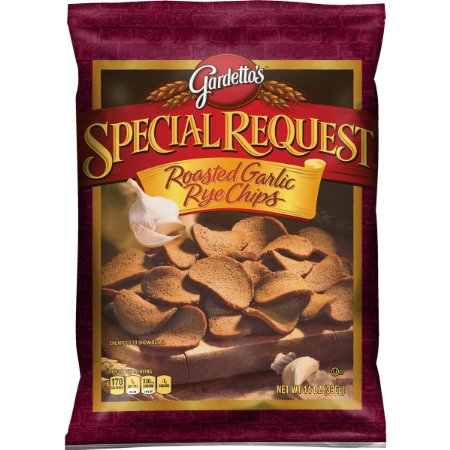 Gardetto's Special Request Roasted Garlic Rye Chips, 14 Ounce