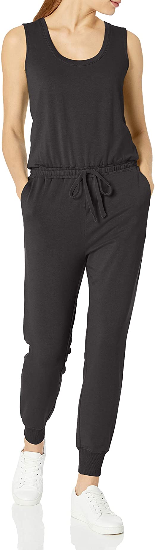 Amazon Essentials Women's Studio Terry Fleece Jumpsuit