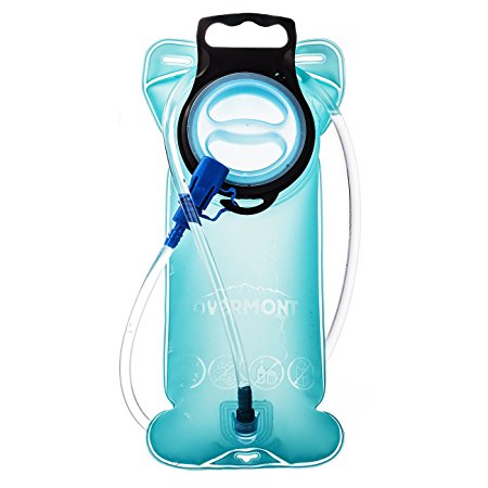 Overmont Outdoor Water Bladder Water Bag Hydration Bladder Running Camping Hiking Bicycle Color Blue 2L/3L