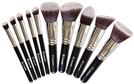 Make Up Brush Foundation Kabuki Set - Face and Eye Makeup - Professional Quality Synthetic Bristles For Powder, Blush, Concealer - Perfect For Liquid, Cream or Mineral Products