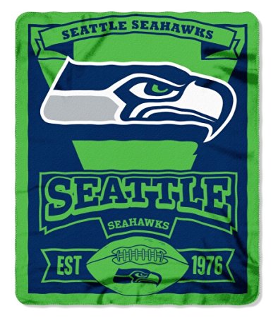 NFL Marque Printed Fleece Throw