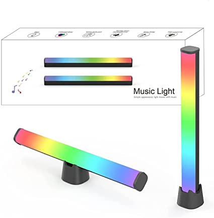 Z ZAFFIRO Light Bars, RGB Flow Gaming Light Bar with 19 Scene and Music Modes, Smart Bluetooth App Remote Control TV Backlight, Mood Lighting for Gaming Setup, Entertainment, PC, Room Decoration