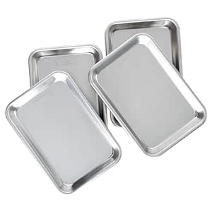 Nordic Ware Naturals Aluminum Half Sheet Pans, 4-pack