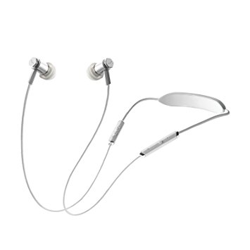 V-MODA Forza Metallo Wireless | In Ear Bluetooth Headphone White Silver