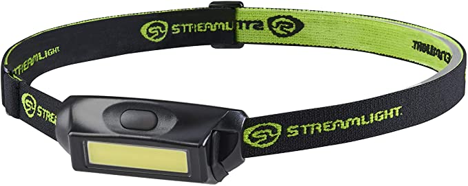 Streamlight Bandit Pro - Includes USB Cord & Elastic Headstrap - Black - Clam