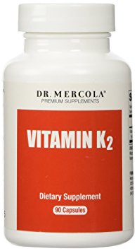 Dr. Mercola Vitamin K2 - 90 Capsules - Supports Memory Function and Bone Health - 150mcg of K2-7 Per Capsule