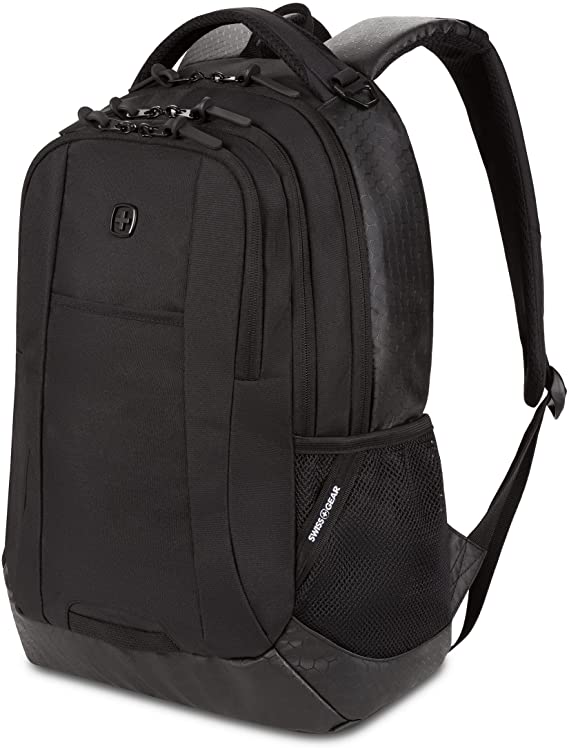 SwissGear Cecil 5505 Backpack, Fits 16 Inch Laptop, Black Hex (Special Edition), 18 inch