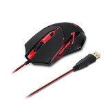 Redragon M601 CENTROPHORUS-2000 DPI Gaming Mouse for PC 6 Buttons Weight Tuning Set Omron Micro Switches