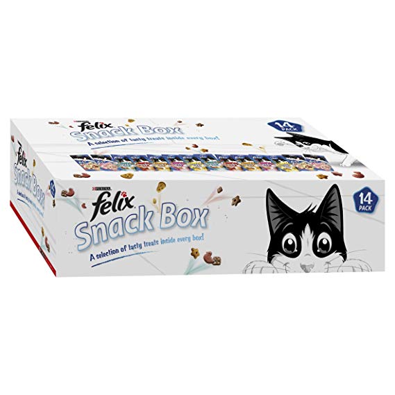 Felix Cat Treats Snack Box, 780 g, Pack of 14