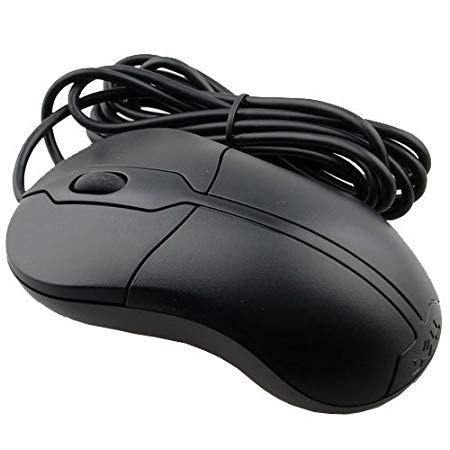 Dell Deluxe USB Optical 3 Button Scroll Mouse XN966, Black