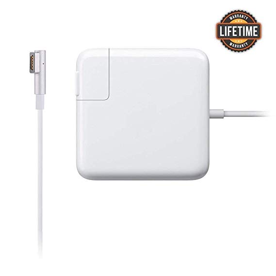 Mac Book Pro Charger, AC 60w Magsafe 1 Power Adapter Magnetic L-Tip Connector Charger for Mac Book Pro 13-inch(Before Mid 2012 Models)