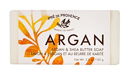 Pre De Provence Moroccan Argan Oil & Shea Butter Hand-cut & Quad Milled Soap Bar (150 grams) - Citrus