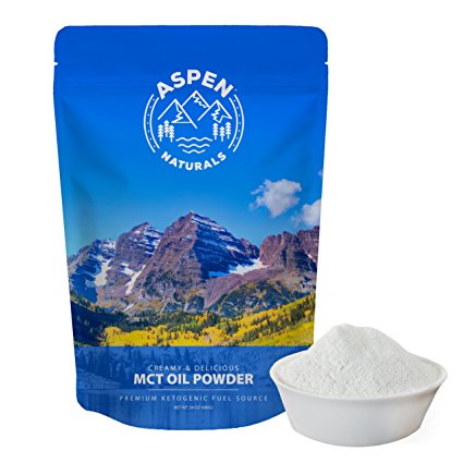 Premium Ketogenic MCT Oil Powder - 24 OZ Resealable Bag - Two Simple Ingredients. Superior 70/30 Blend. Add to Coffee, Hot or Cold Liquids and Smoothies - Keto and Paleo Approved