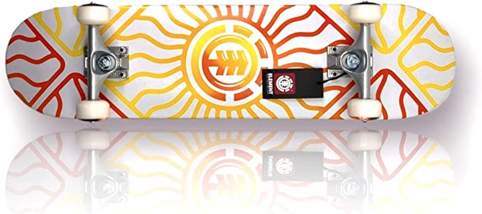 Element Solar Vibes II Multi-Color Complete Skateboard Size 7.75 New