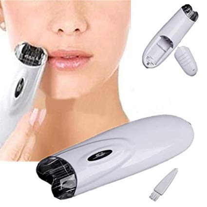 Electric Tweezer Automatic Body Facial Hair Remove Trimmer Epilator Shaver Brush