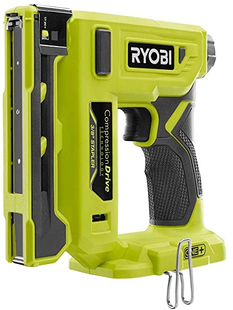 Ryobi 18-Volt ONE  Cordless Compression Drive 3/8 in. Crown Stapler (Tool Only) P317