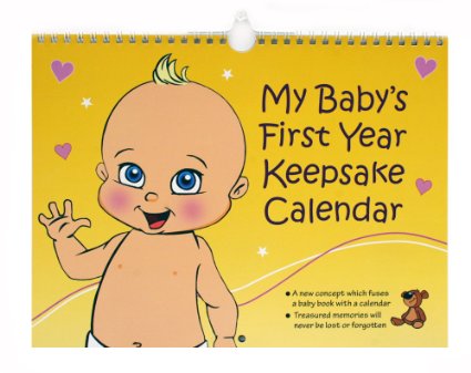 My Baby's First Year Keepsake - Annual Memory Book. The perfect gift idea for baby shower and gift baskets.
