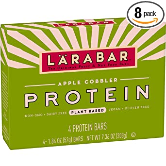 Larabar Protein, Gluten Free, Vegan, Chocolate Cashew Brownie Bars