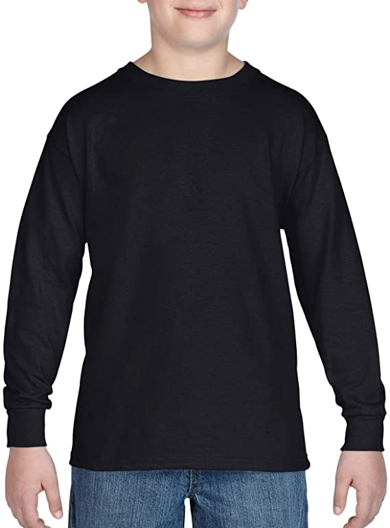 Gildan Boys Heavy Cotton Long Sleeve T-Shirt