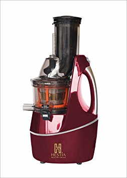 Hestia Appliances Nutri-Max Cold Press Juicer (Wine Red) Free