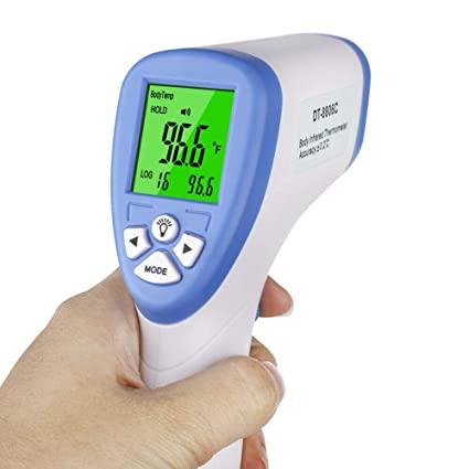 Forehead Thermometer Non-Contact Digital Laser Infrared Thermometer Body Thermometer Instant Accurate Reading for Adult Kids Baby Surface
