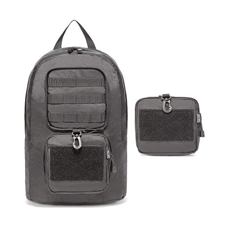 CRAZY ANTS 25L Foldable Tactical Backpack Portable Shoulder Bag for Travelling Hiking