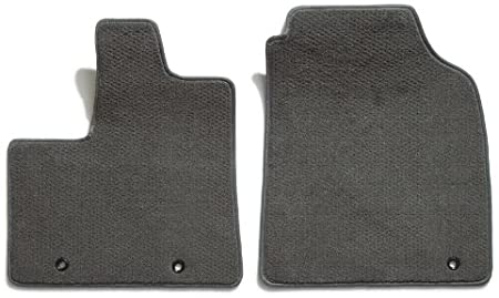 Premier Custom Fit 2-piece Front Carpet Floor Mats for Toyota Sienna - Premium Nylon, Gray Mist