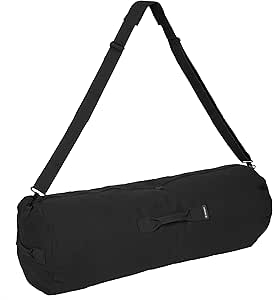 STANSPORT - Deluxe Duffel Bag With Zipper For Gym, Travel, & Storage