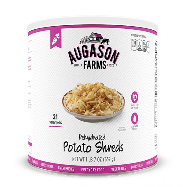 Augason Farms Potato Shreds Dehydrated Hash Browns