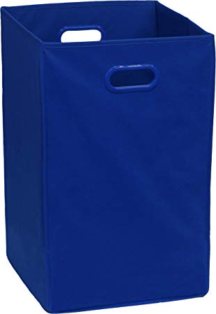 Simple Houseware Foldable Closet Laundry Hamper Basket, Dark Blue